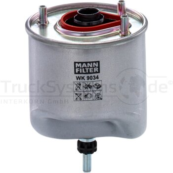 MANN-FILTER Kraftstofffilter WK 9034 - WK9034 für 16...