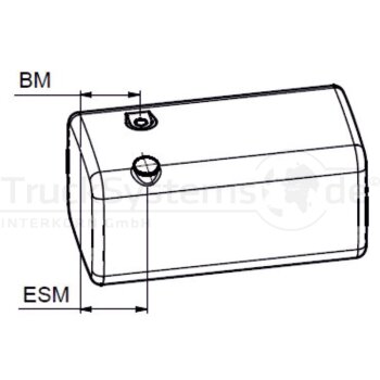Dieseltank 600 l