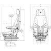 GRAMMER Baumaschinensitz Actimo M - 1294547 - MSG 85/722