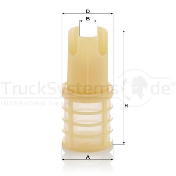 MANN-FILTER Kraftstofffilter PU 5005 - PU5005 für...