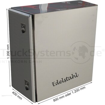 BAWER Staukasten VA poliert 400x1200x800 Value