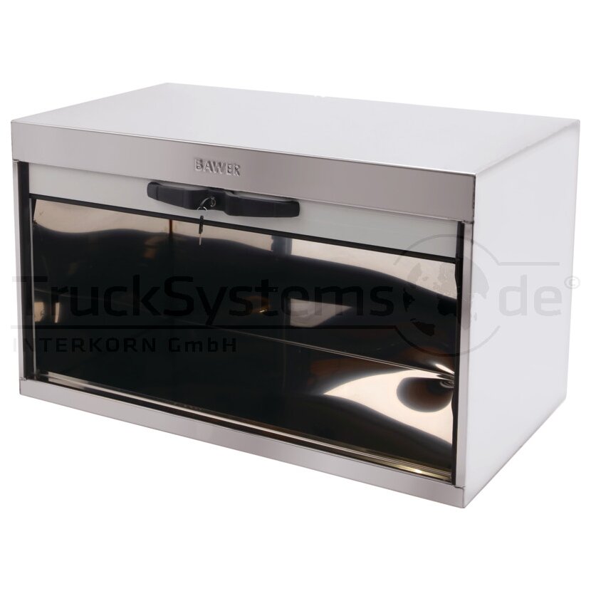 BAWER Staukasten VA poliert 1000x600x600 Rollo
