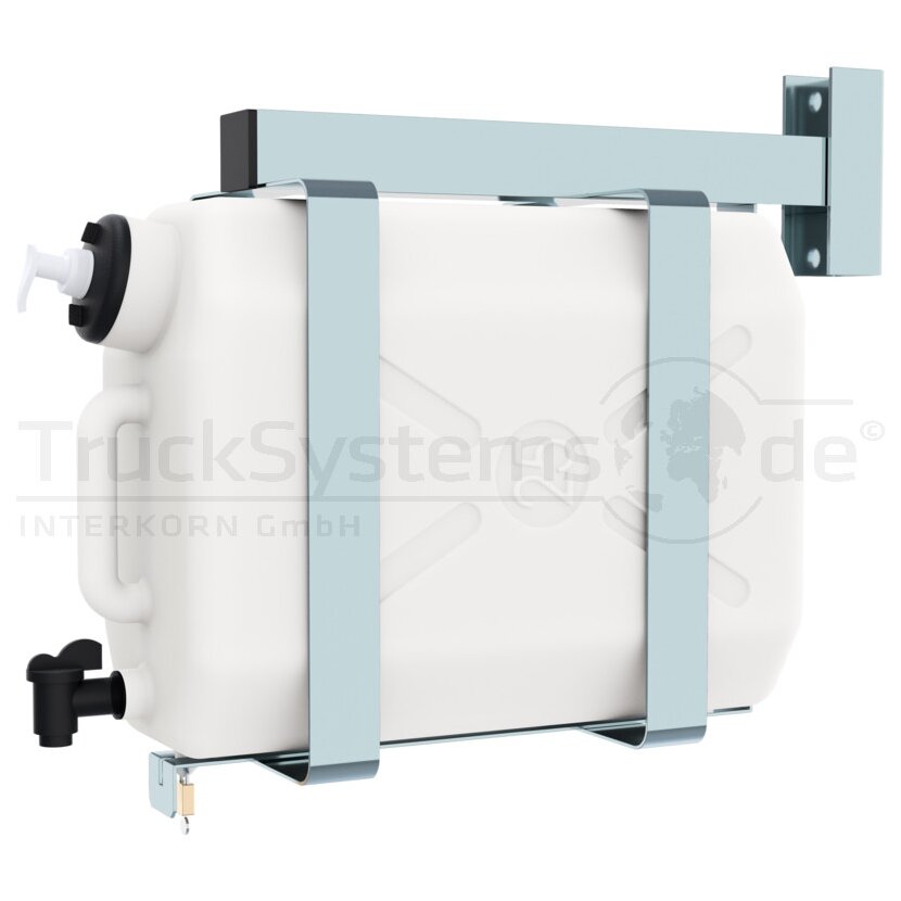 Wassertank 25L KU  mit Rahmen und Seifenspender