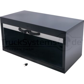 BAWER Staukasten ST black 1000x500x500 Rollo