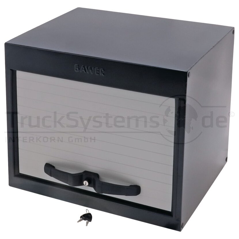 BAWER Staukasten ST black 600x500x500 Rollo