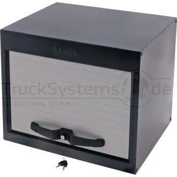 BAWER Staukasten ST black 600x500x500 Rollo