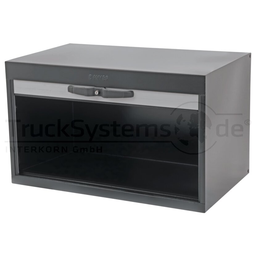BAWER Staukasten ST black 1000x600x600 Rollo