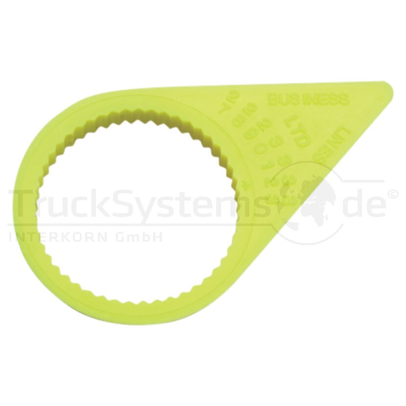 CHECKPOINT , gelb, 19mm