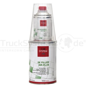 CARSYSTEM 2K Filler Air Plus A + B Komp., 1,25 l -...
