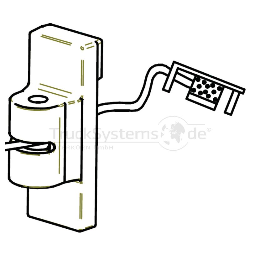 ARCOL Spiegelkonsole mit Kabel re