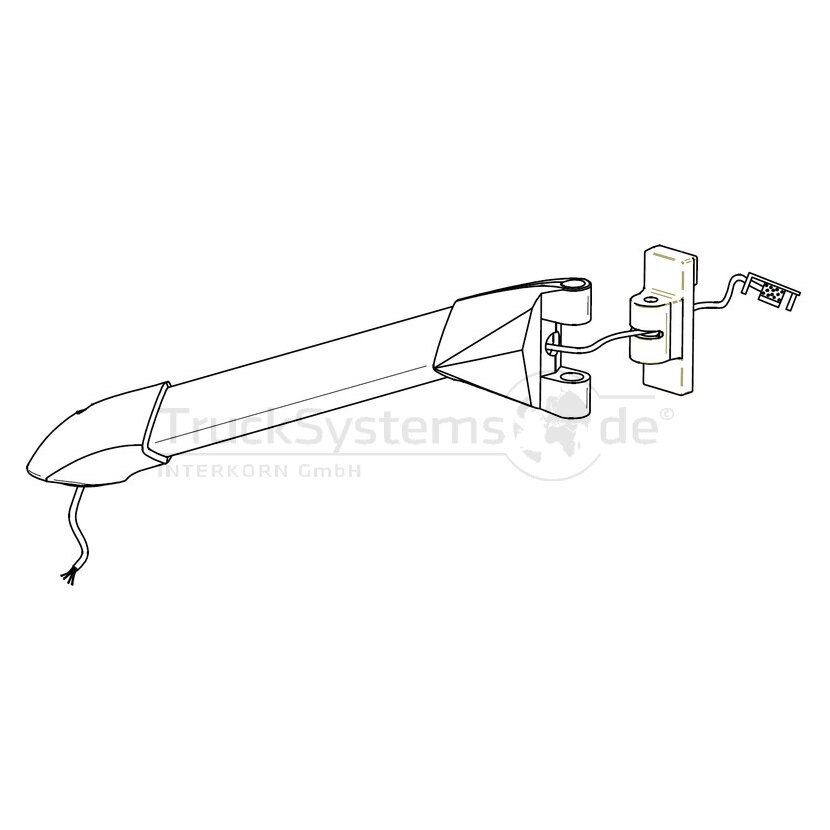 ARCOL Spiegelarm 330/580 W 5 polig