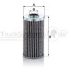 MANN-FILTER Filter, Arbeitshydraulik HD 7009 - HD7009 für 12284143
