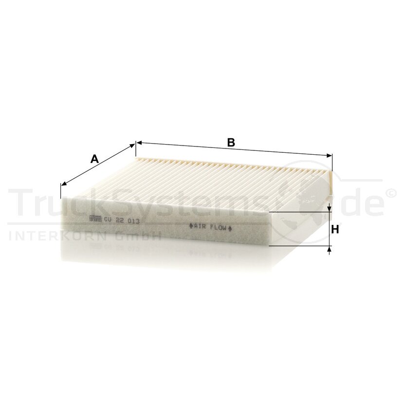 MANN-FILTER Filter, Innenraumluft CU 22 013 - CU22013 für 1745 604