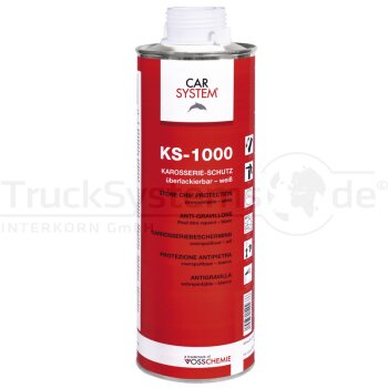 CARSYSTEM KS-1000 Karosserieschutz, Weiß, 1 l -...