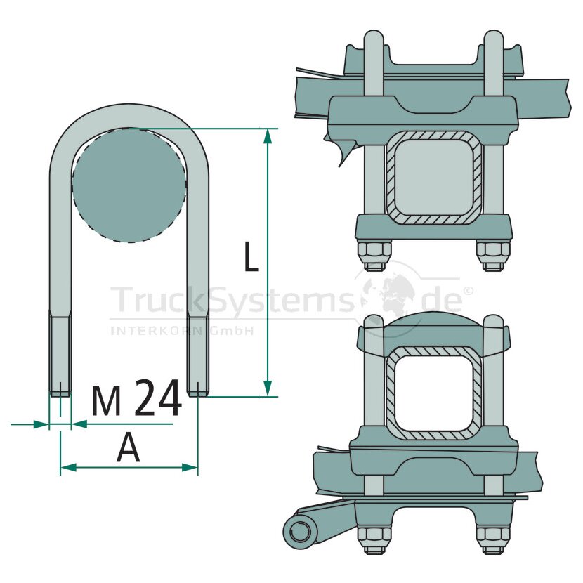 BPW Federbride 125 x 308/ M24 - 03.138.44.09.4 - 0313844094