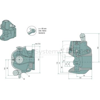 Rockinger Anhängekupplung, 40mm Typ: RO 243 -...
