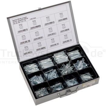 SWG Sort. Splinte,DIN94, 1150-tlg