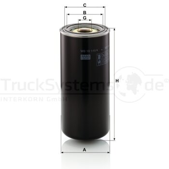 MANN-FILTER Ölfilter WD 13 145/4 - WD13145/4...