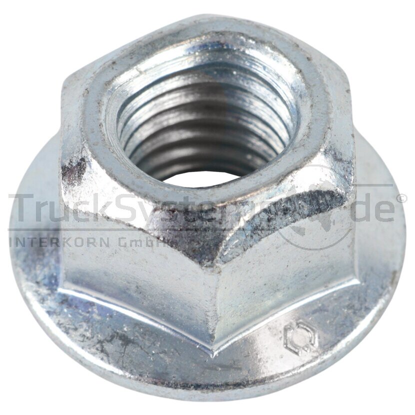 Flanschmutter M10x1,5, SW:15, DIN 6927