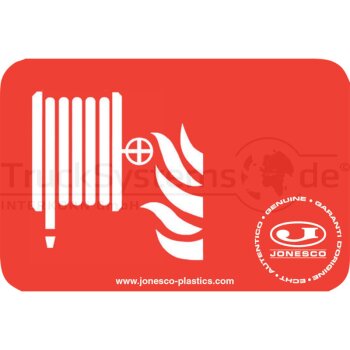Jonesco Löschschlauchschild, internat. Ausfür -...