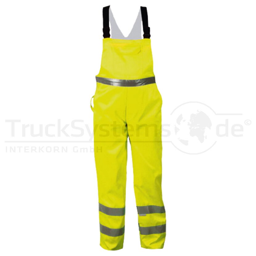 Warnschutz Latzhose, gelb, Gr. L