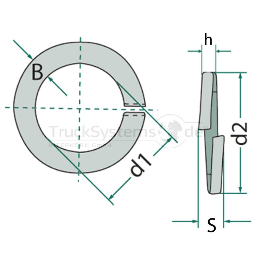Federring,DIN7980,8,1x12,7x2,VE1