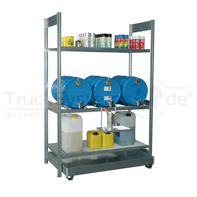 Abfüllplatz EFP 1350/3 REGAL 3x60L+2xEb