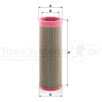 MANN-FILTER Luftfilter CF17006 - CF17006