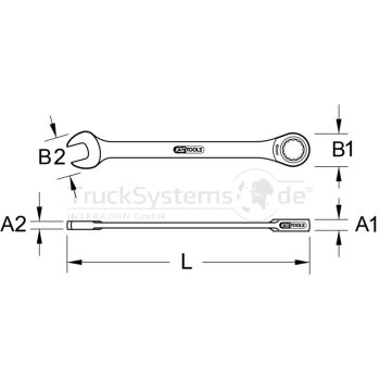 KS Tools DUOGEAR+Ringmaulschlüssel - 503.5208 - 5035208