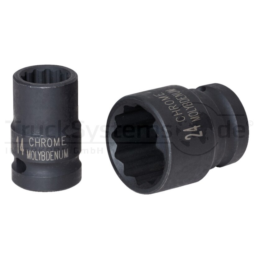 KS Tools 1/2 12kant Kraft Stecknuss, kurz, 16mm - 515.0916 - 5150916