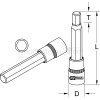 KS Tools 1/2 CHROME+Bit Stecknuss InnenSK - 918.1660 - 9181660