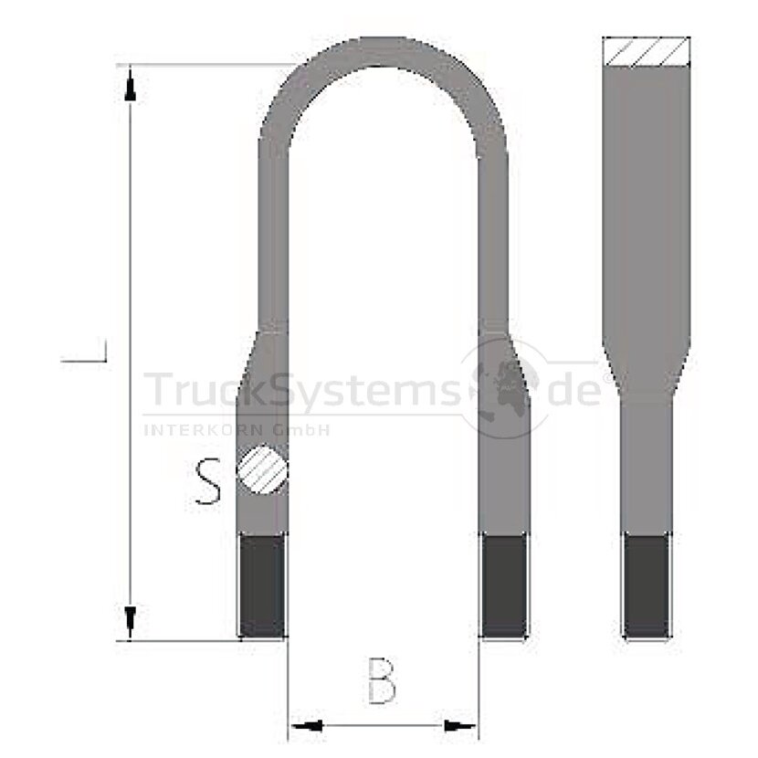 SCHOMÄCKER Federbride128X24X283 Form 3/7 - 98333283