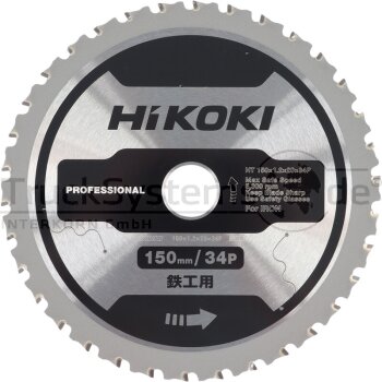 Hikoki Kreissägeblatt HM-150x20 Z34 - 379236