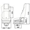 KAB GSX 3000 Base LKW Fahrersitz luftgefedert