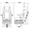 KAB GSX 3000 Comfort LKW Fahrersitz luftgefedert