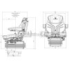 GRAMMER Schlepper Sitz Maximo Professional - NEW - 1288547 - MSG 95AL/731 inklusive Sitzheizung