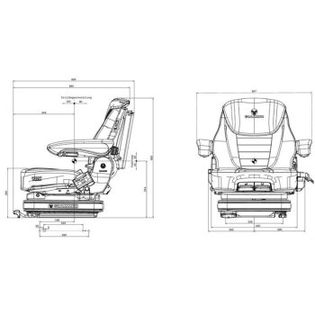 GRAMMER Traktor Sitz Primo Evolution - 1292329 - MSG...