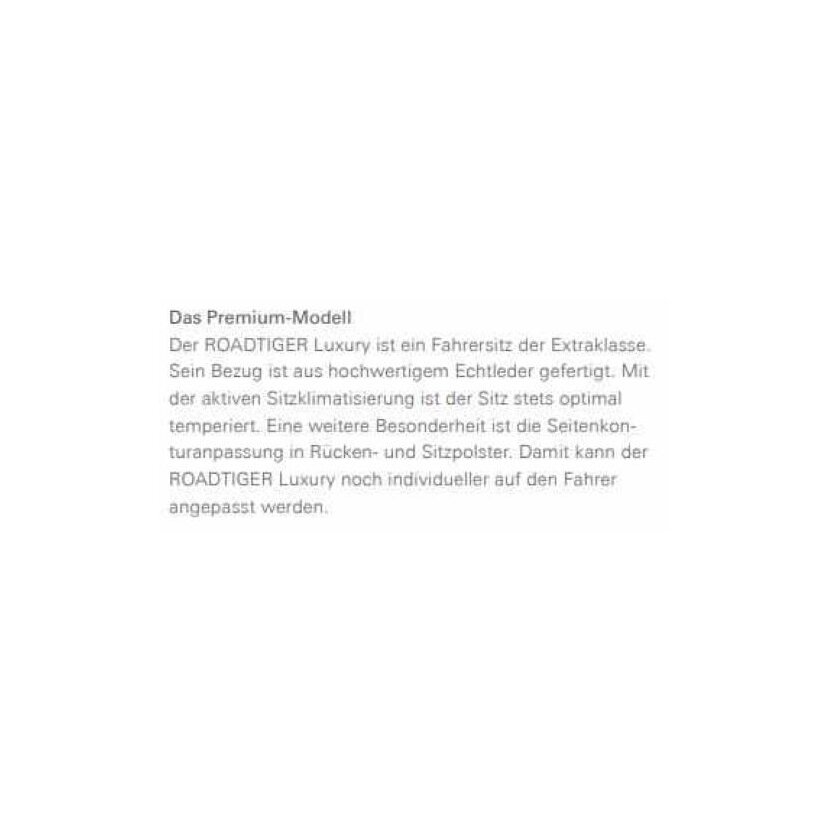 GRAMMER LKW Fahrersitz - ROADTIGER Luxury - Klima DAF XF + CF- 1401913-A - MSG 115/933