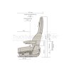 GRAMMER LKW Fahrersitz - ROADTIGER Luxury - Klima DAF XF + CF- 1401913-A - MSG 115/933