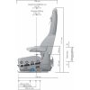 GRAMMER LKW Fahrersitz - ROADTIGER Luxury - Klima DAF XF - 1401913 - MSG 115/933