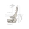 GRAMMER LKW Fahrersitz - ROADTIGER Comfort - Actros MP4, MB Antos, Arocs - 1439933-A - MSG 115/933