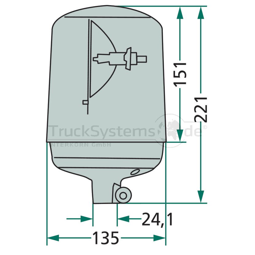 HELLA H1-Rundumkennleuchte - 2RL 008 060-101 - 2RL008060101