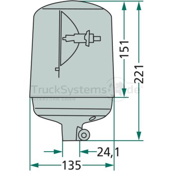 HELLA H1-Rundumkennleuchte - 2RL 008 060-101 - 2RL008060101