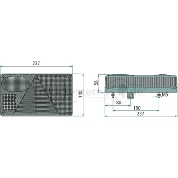 ASPÖCK Multipoint LED 24V rechts 34-5802-007 -...
