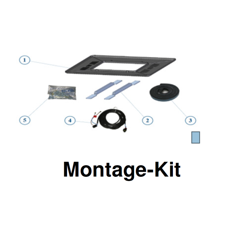 Dachklimaanlage ByCool Slimfit komplett Set passend für IVECO Stralis Euro 6