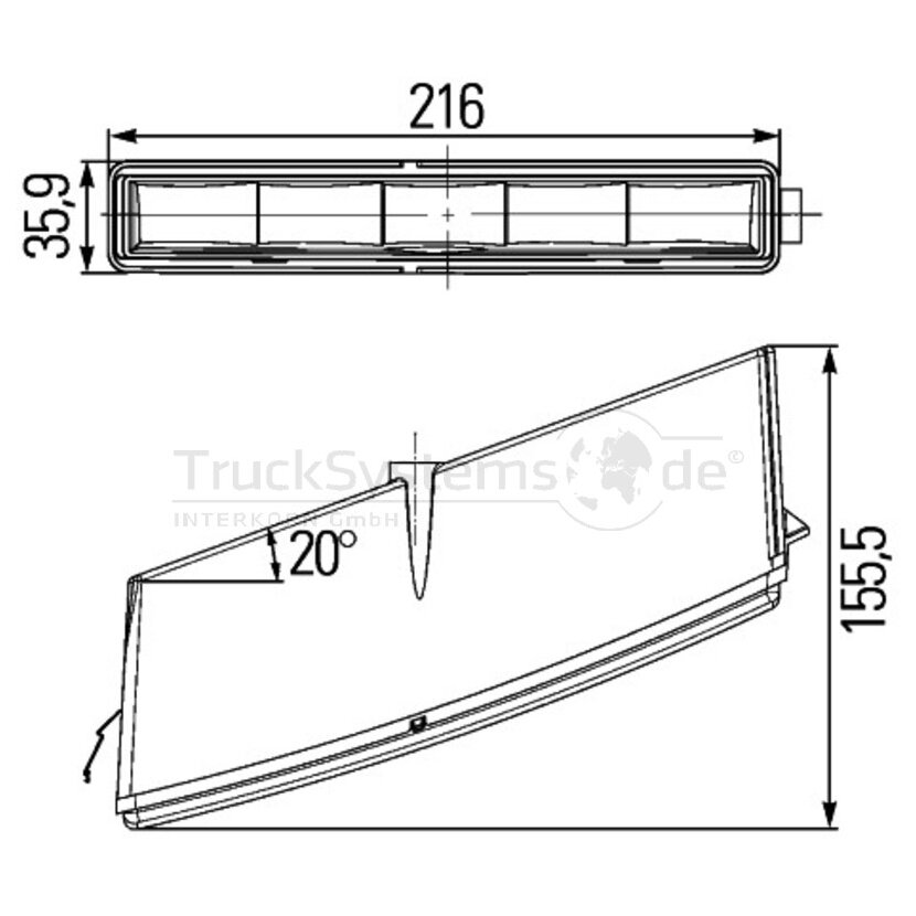 HELLA LED-Tagfahrleuchte - 2PT 010 043-041 - 2PT010043041