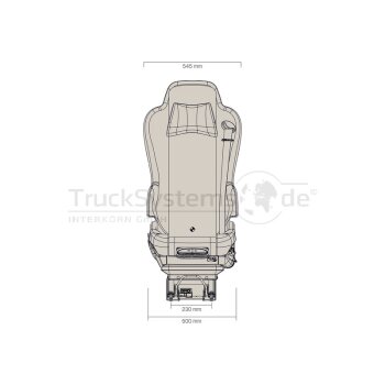 GRAMMER Fahrersitz Kingman Actros/DAF Comfort - 1141884