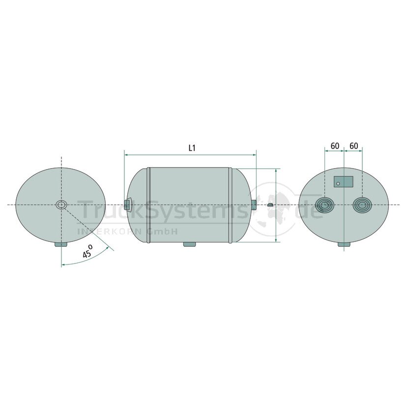 Frauenthal LuftbehälterDurchmesser206x527mm,15l,Stahl - 208321