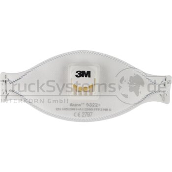 3M Aura Atemschutzmaske 9322 FFP2 (10 St.) - 2179322