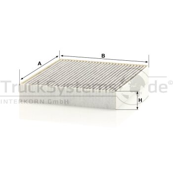MANN-FILTER Filter, Innenraumluft CUK 28 009 - CUK28009...